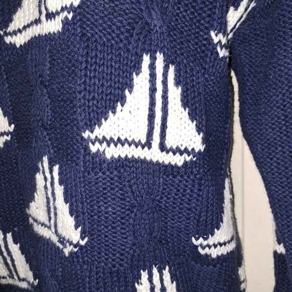 Charter Club petites small hand knit sweater - Picture 3 of 6